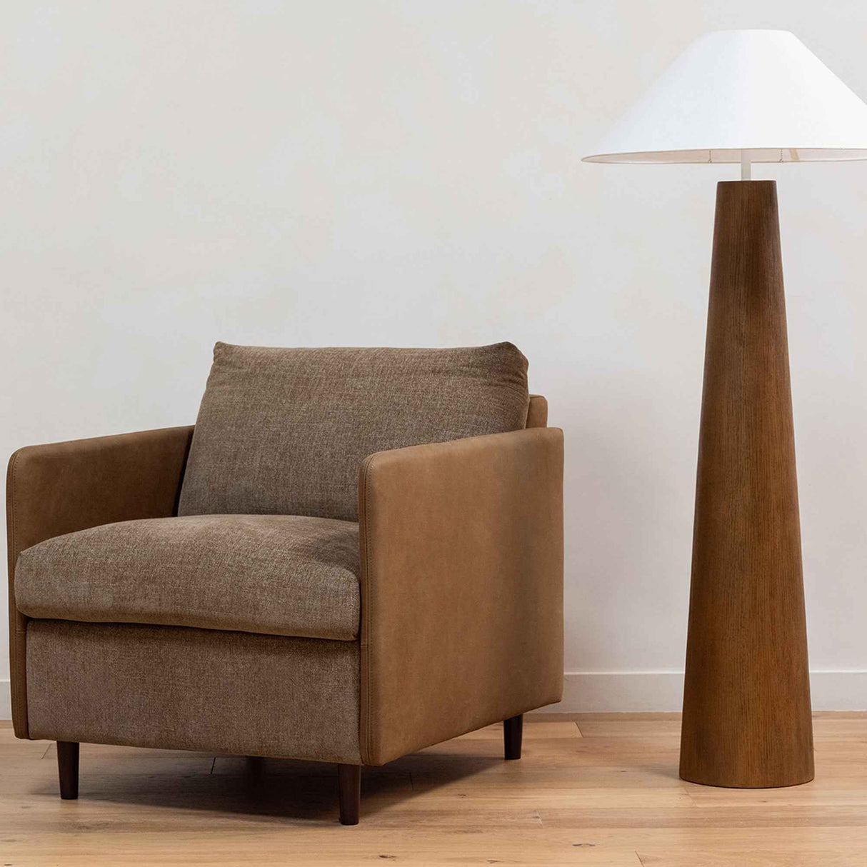 Odessa Warm Brown Floor Lamp by Moe's Home at Eve Furniture