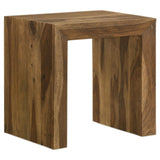 Odilia Rectangular Solid Wood End Table Auburn by Coaster at Eve Furniture
