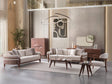 Odin 4-pieces (4 Seater Sofa & 3 Seater Sofa & 2 Chair) Livingroom Set Cream by Furnia at Eve Furniture