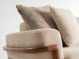 Odin Cream Convertible 3 Seater Sofa by Furnia at Eve Furniture