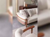 Odin Cream Convertible 3 Seater Sofa by Furnia at Eve Furniture