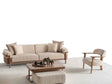 Odin Cream Convertible 3 Seater Sofa by Furnia at Eve Furniture