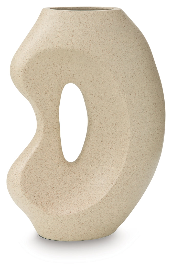 Odion Stone Vase by Ashley at Eve Furniture