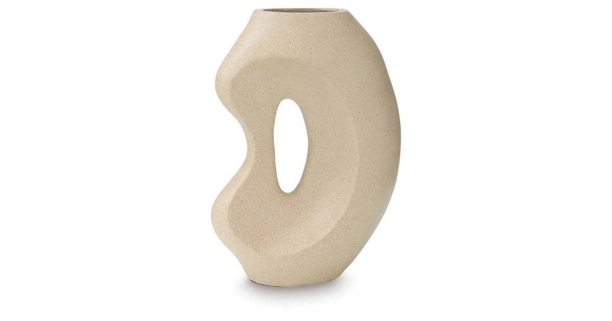 Odion Stone Vase by Ashley at Eve Furniture