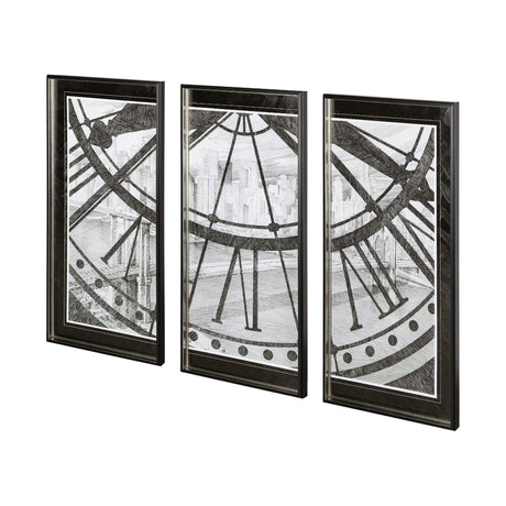 Of Time and The River I by Mercana Studio Hand Embellished Framed Art Print Matted under Glass by Mercana at Eve Furniture