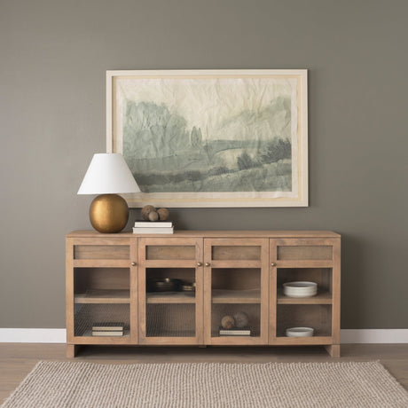 Off By The River by Mercana Studio a Hand Embellished Framed Art Print Matted under Glass by Mercana at Eve Furniture