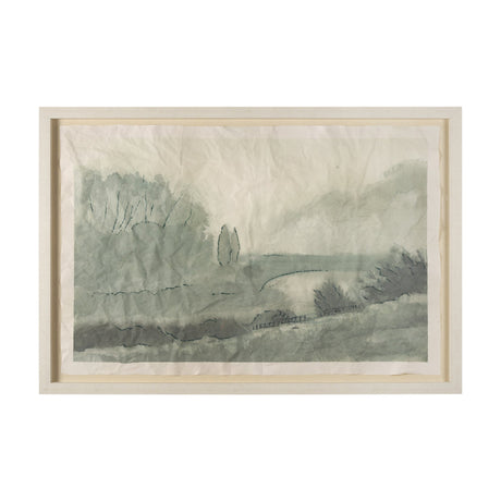 Off By The River by Mercana Studio a Hand Embellished Framed Art Print Matted under Glass by Mercana at Eve Furniture