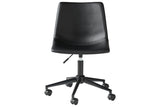 Office Chair Program Black Home Office Desk Chair by Ashley at Eve Furniture
