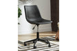 Office Chair Program Black Home Office Desk Chair by Ashley at Eve Furniture