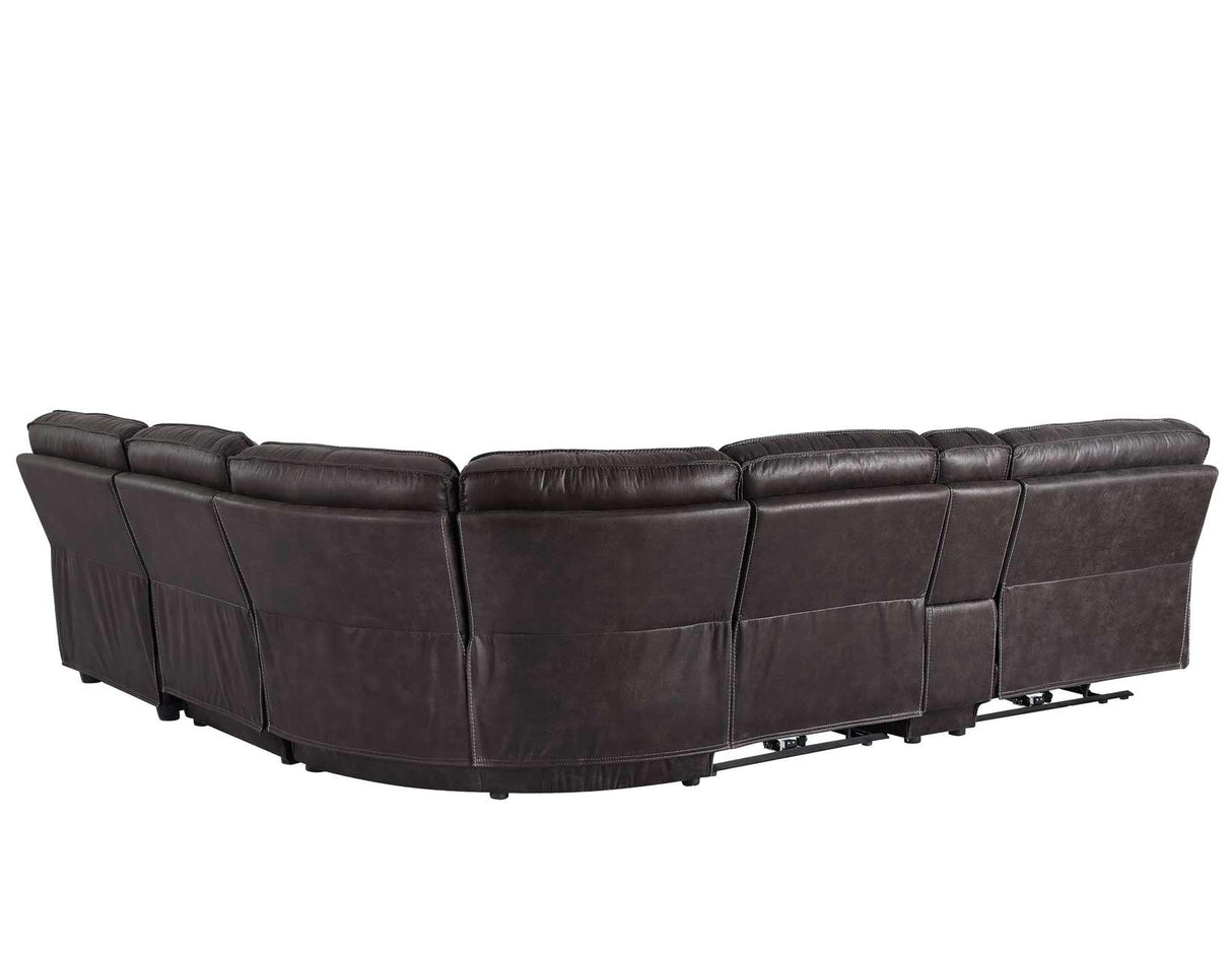 Ogden 6-Piece Power Sectional with RAF Recliner by Steve Silver at Eve Furniture