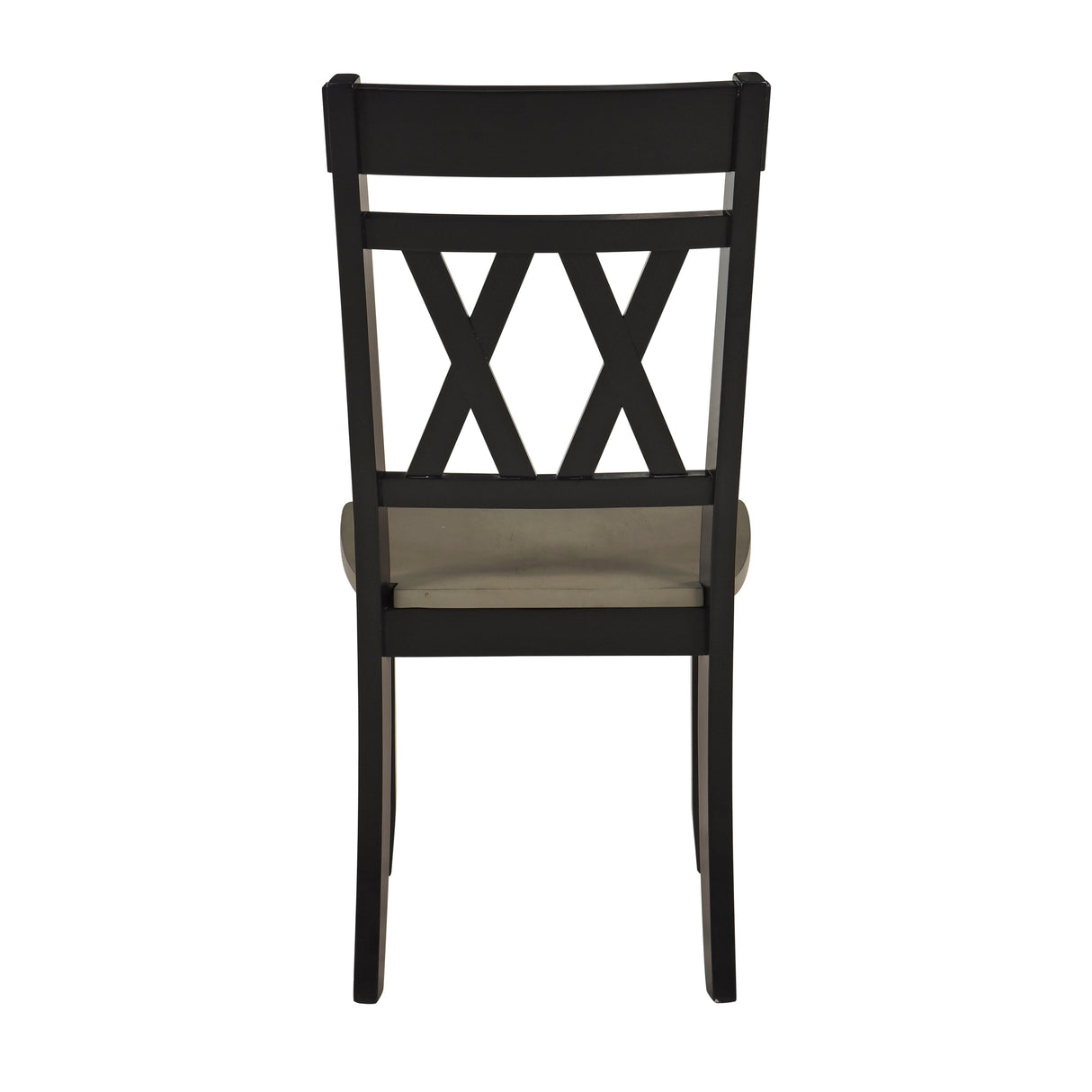 Ogden Black Double X-Back Side Chair, Set of 2 by Homelegance at Eve Furniture