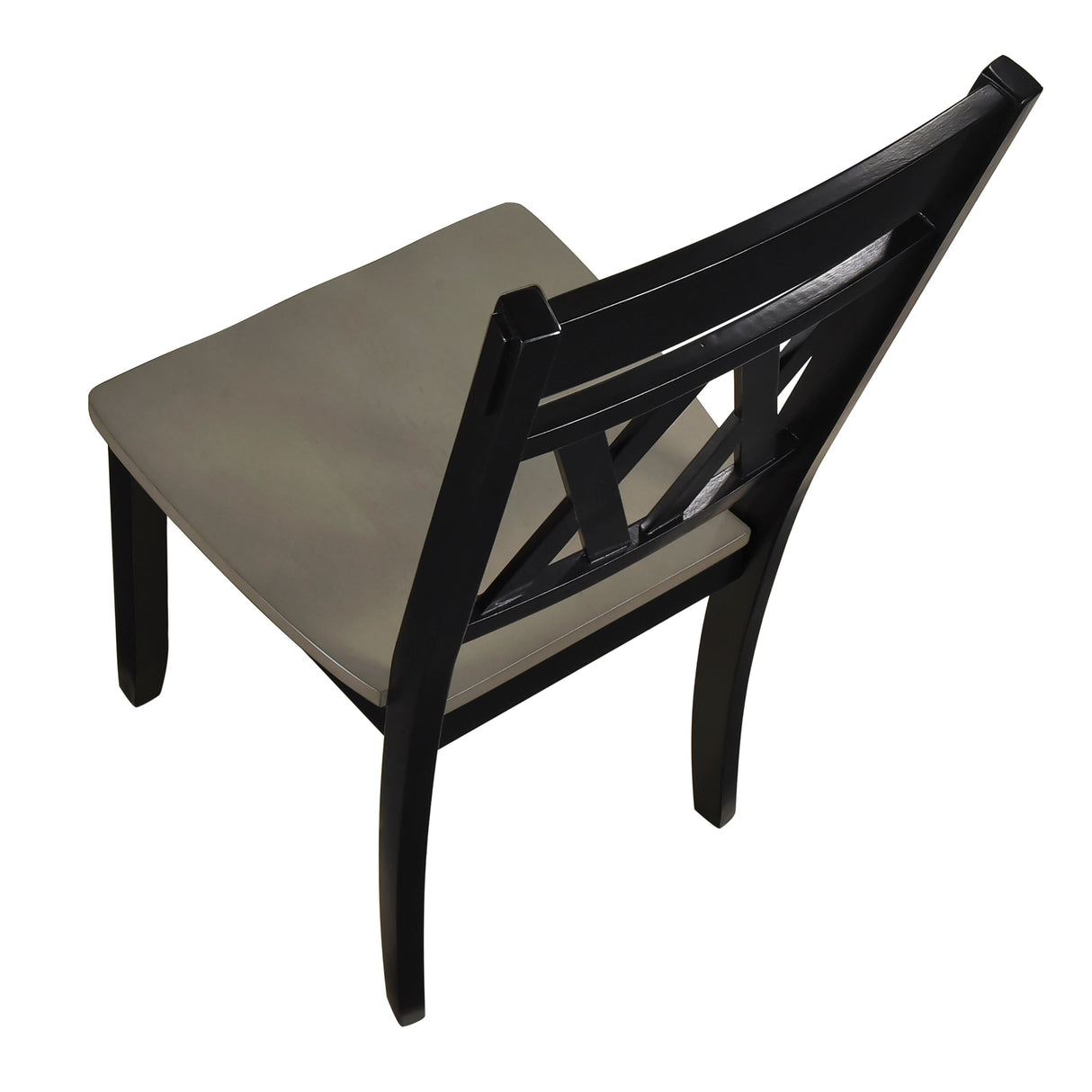 Ogden Black Double X-Back Side Chair, Set of 2 by Homelegance at Eve Furniture