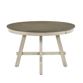 Ogden Graywash Farmhouse Round Dining Room Set by Homelegance at Eve Furniture