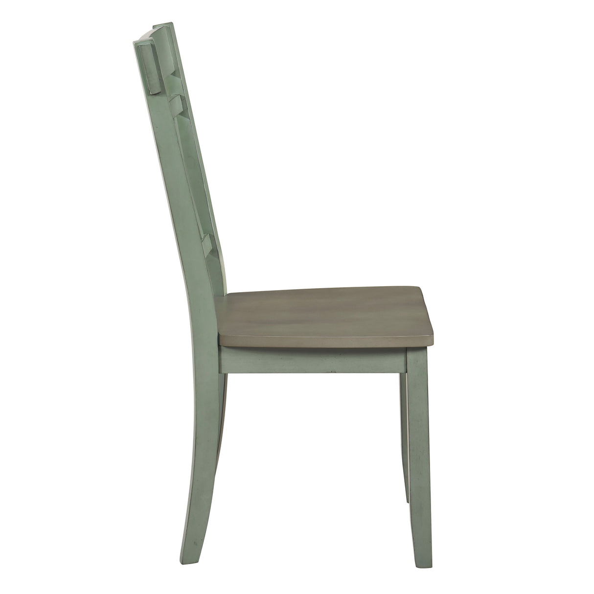 Ogden Teal Double X-Back Side Chair, Set of 2 by Homelegance at Eve Furniture