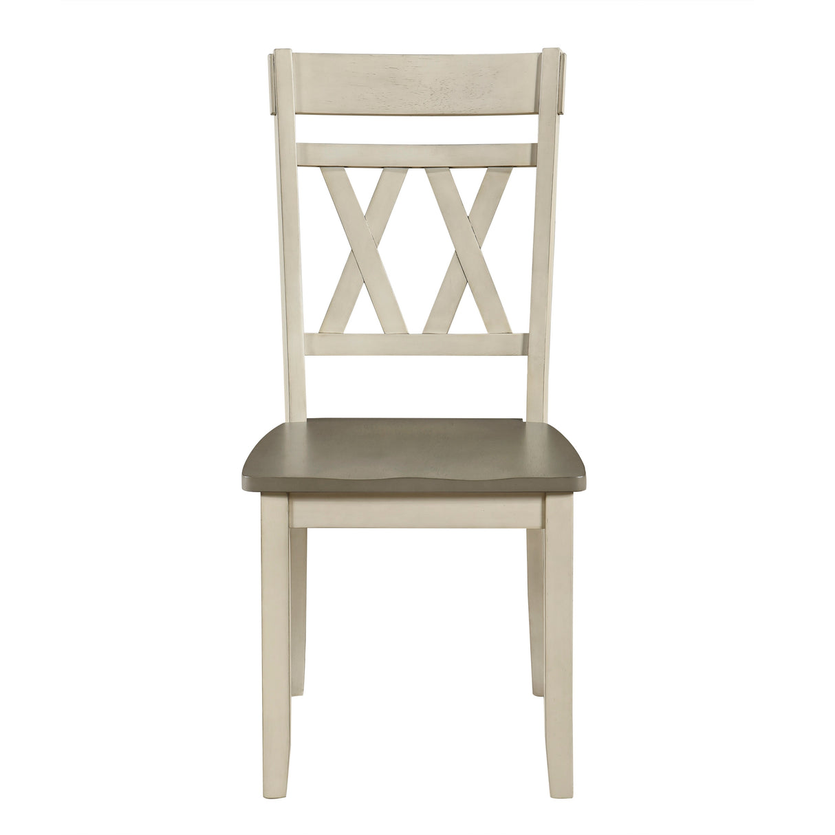 Ogden White Double X-Back Side Chair, Set of 2 by Homelegance at Eve Furniture