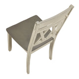 Ogden White Double X-Back Side Chair, Set of 2 by Homelegance at Eve Furniture