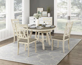 Ogden White Double X-Back Side Chair, Set of 2 by Homelegance at Eve Furniture