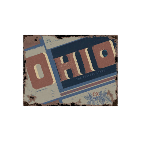 Ohio by Alarm a Hand Embellished Textured Canvas by Mercana at Eve Furniture