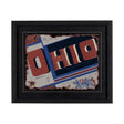 Ohio by Alarm a Hand Embellished Textured Framed Art Print by Mercana at Eve Furniture
