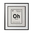 Ohio by Glartlab a Hand Embellished Textured Framed Art Print Matted under Glass by Mercana at Eve Furniture