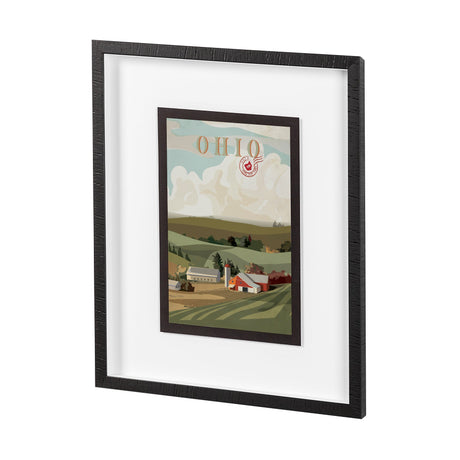 Ohio Go USA (M) by Mercana Studio a Framed Art Print Matted under Glass by Mercana at Eve Furniture