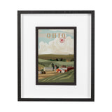 Ohio Go USA (M) by Mercana Studio a Framed Art Print Matted under Glass by Mercana at Eve Furniture