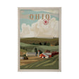 Ohio Go USA (XL) by Mercana Studio a Hand Embellished Decograph Framed Art Print under Glass by Mercana at Eve Furniture