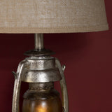 Oil Lantern Bronze/Brown Table Lamp by Crestview at Eve Furniture