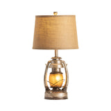 Oil Lantern Bronze/Brown Table Lamp by Crestview at Eve Furniture