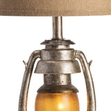 Oil Lantern Bronze/Brown Table Lamp by Crestview at Eve Furniture
