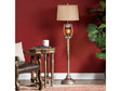 Oil Lantern Grey/Bronze Floor Lamp by Crestview at Eve Furniture