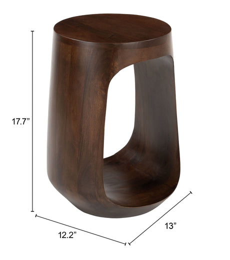 Okno Walnut Side Table by Zuomod at Eve Furniture