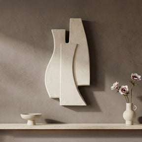 Ola Beige Wall Sculpture by MOES at Eve Furniture