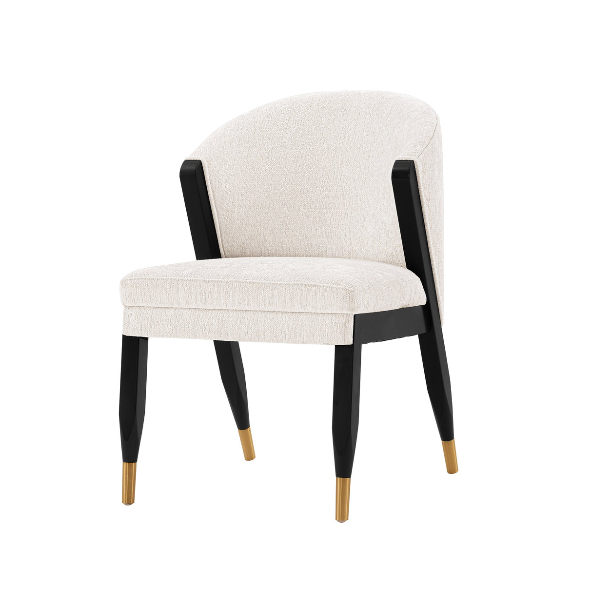 Ola Dining Chair in Cream by Manhattan Comfort at Eve Furniture