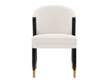 Ola Dining Chair in Cream by Manhattan Comfort at Eve Furniture