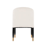 Ola Dining Chair in Cream by Manhattan Comfort at Eve Furniture