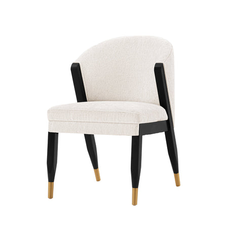 Ola Dining Chair in Cream by Manhattan Comfort at Eve Furniture
