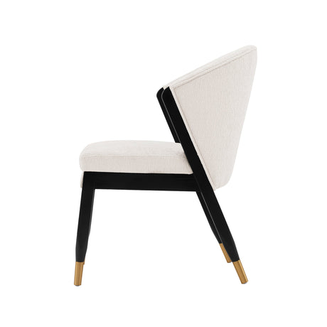 Ola Dining Chair in Cream by Manhattan Comfort at Eve Furniture
