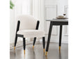 Ola Dining Chair in Cream by Manhattan Comfort at Eve Furniture