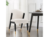 Ola Dining Chair in Cream by Manhattan Comfort at Eve Furniture