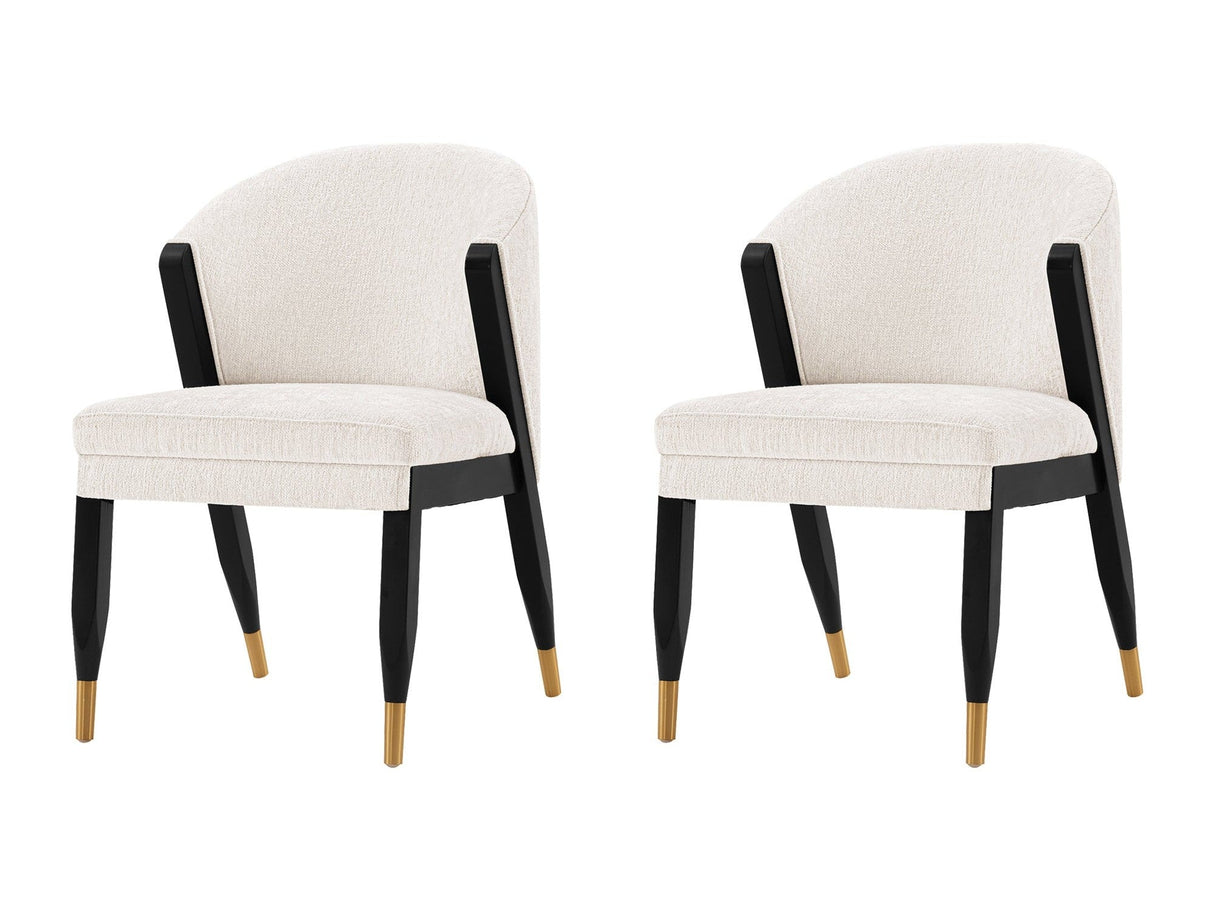 Ola Dining Chair in Cream (set of 2) by Manhattan Comfort at Eve Furniture