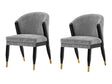 Ola Dining Chair in Grey (set of 2) by Manhattan Comfort at Eve Furniture