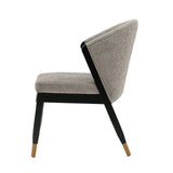 Ola Dining Chair in Stone by Manhattan Comfort at Eve Furniture