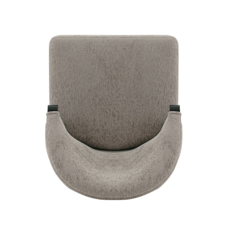 Ola Dining Chair in Stone by Manhattan Comfort at Eve Furniture