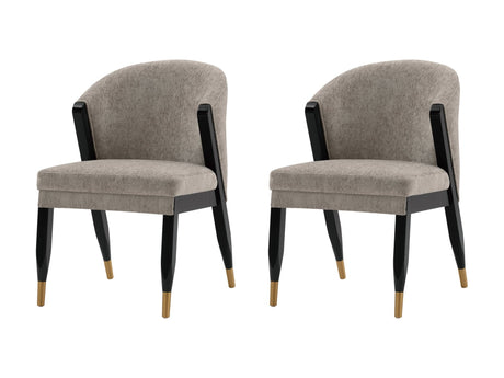 Ola Dining Chair in Stone (set of 2) by Manhattan Comfort at Eve Furniture