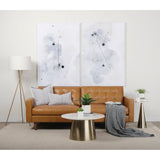 Olaf 88.2L x 37.8W x 35.0H Tan Leather Sofa by Mercana at Eve Furniture