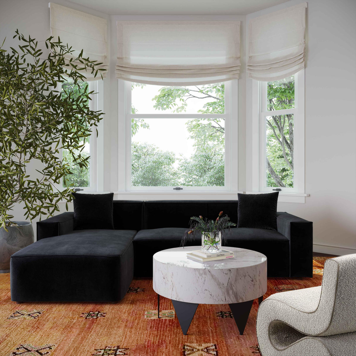 Olafur Upholstered Sectional by TOV Furniture at Eve Furniture