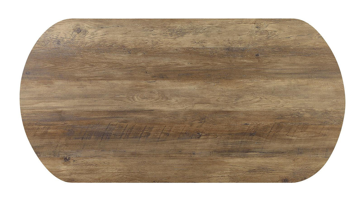 Olbia Rustic Oak/Sand Black 3 Pc. Table Set by Furniture of America at Eve Furniture