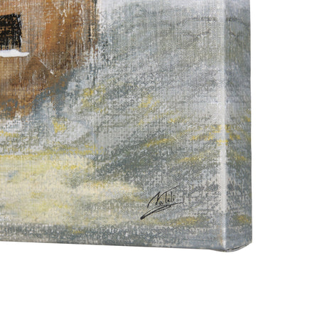 Old Barn I by Mercana Studio a Hand Embellished Textured Canvas by Mercana at Eve Furniture