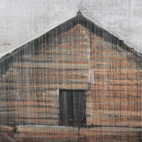Old Barn I by Mercana Studio a Hand Embellished Textured Framed Art Print by Mercana at Eve Furniture